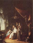 Gerrit Dou The Dropsical Lady painting